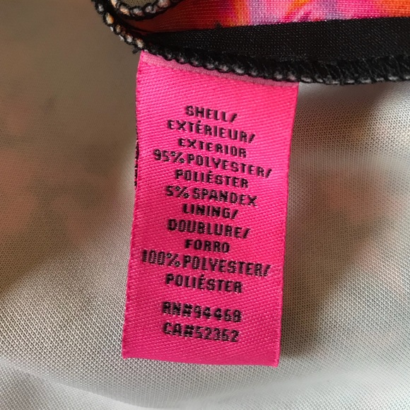 Betsy Johnson Black Floral Print Shirt Dress - Picture 6 of 7